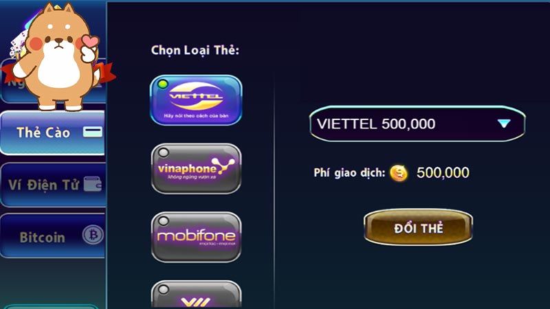 7Club hỗ trợ hầu hết các phương thức nạp tiền hiện nay